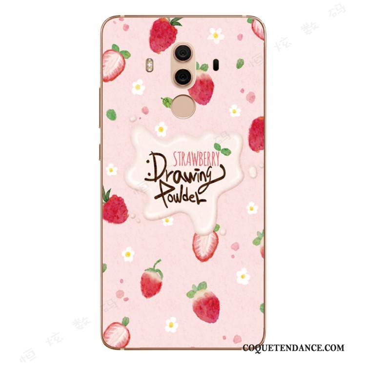 Huawei Mate 10 Pro Coque Protection Silicone Rose Incassable Art