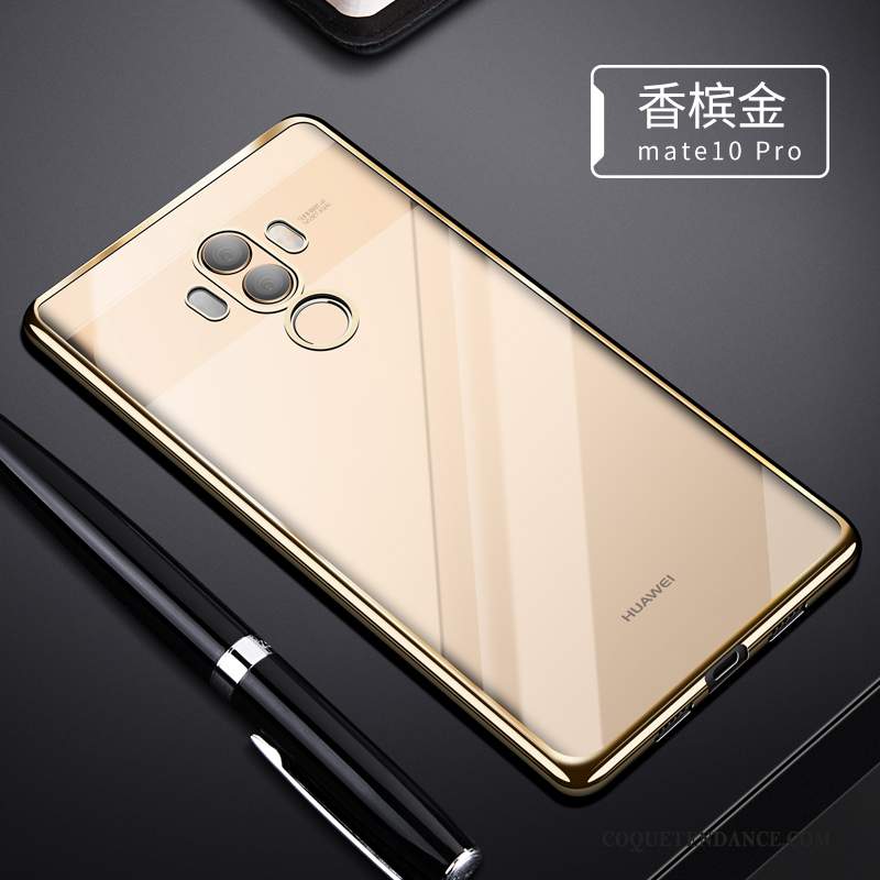 Huawei Mate 10 Pro Coque Tendance Fluide Doux Protection Transparent