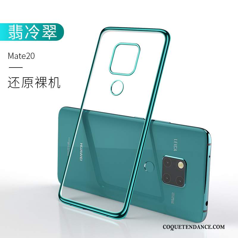 Huawei Mate 20 Coque Incassable De Téléphone Très Mince Vert Protection