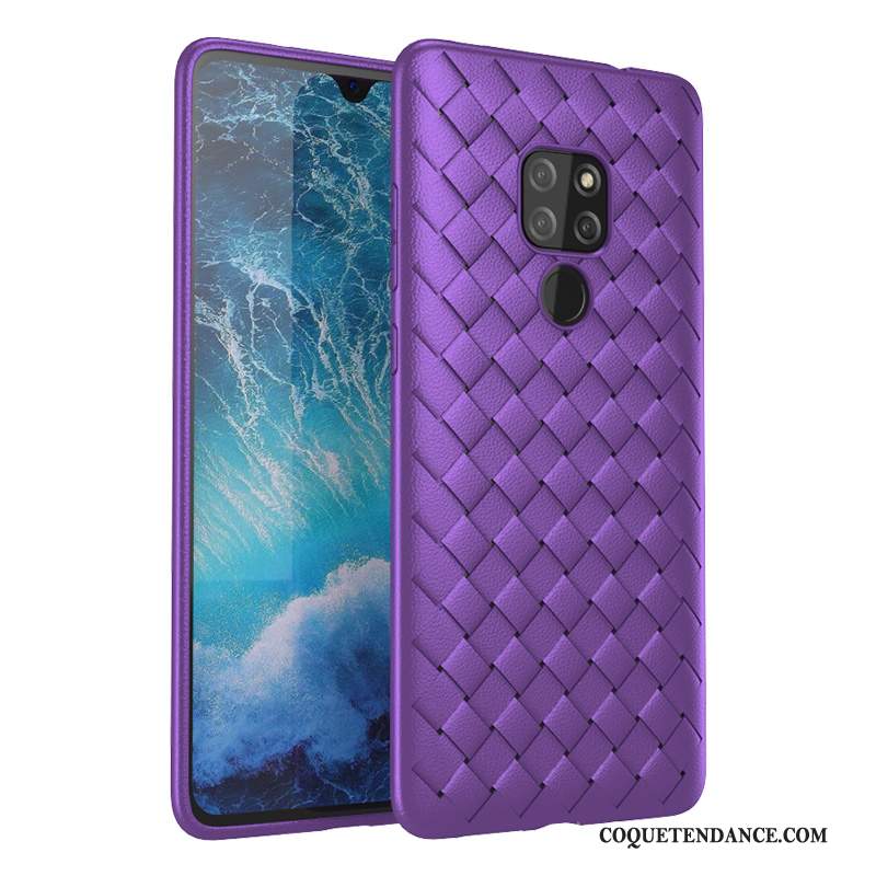 Huawei Mate 20 Coque Étui Tissage De Téléphone Antidérapant Respirant