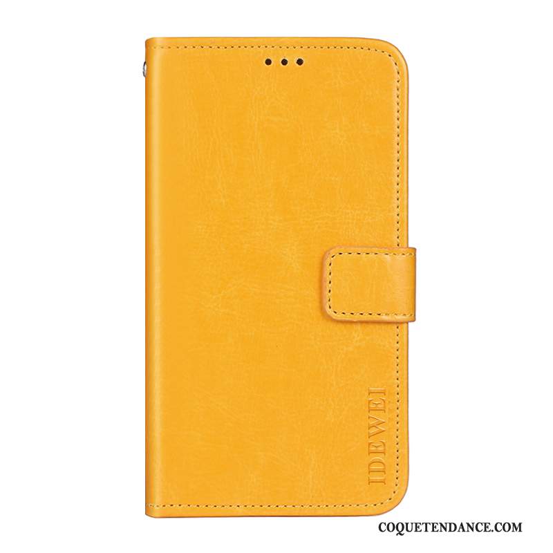 Huawei Mate 20 Lite Coque De Téléphone Protection Étui Étui En Cuir Jaune