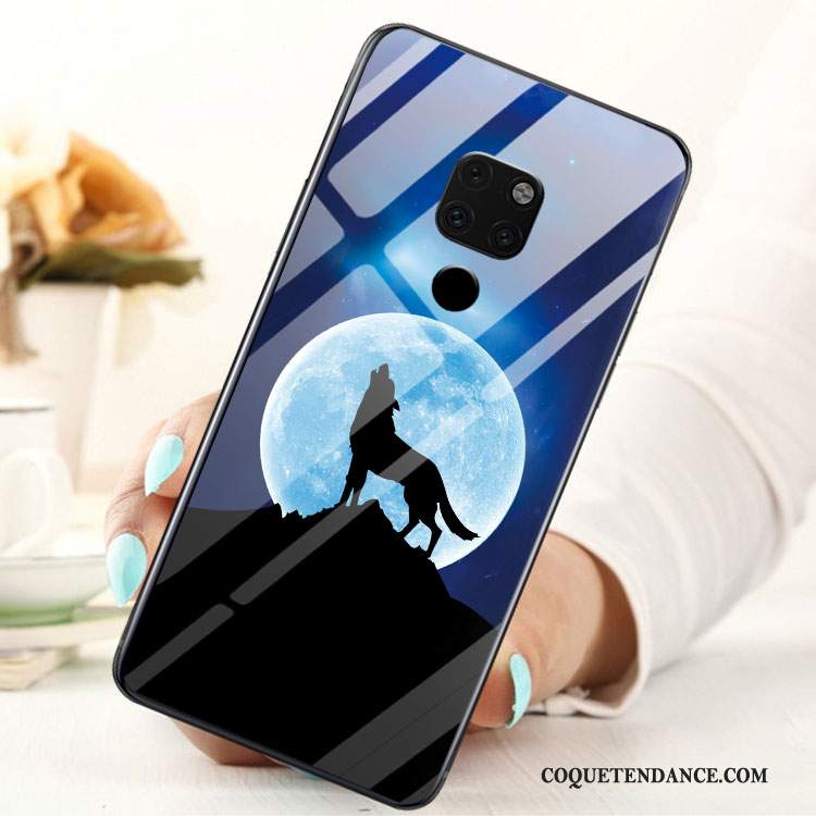 Huawei Mate 20 X Coque De Téléphone Bleu Protection Incassable Personnalité