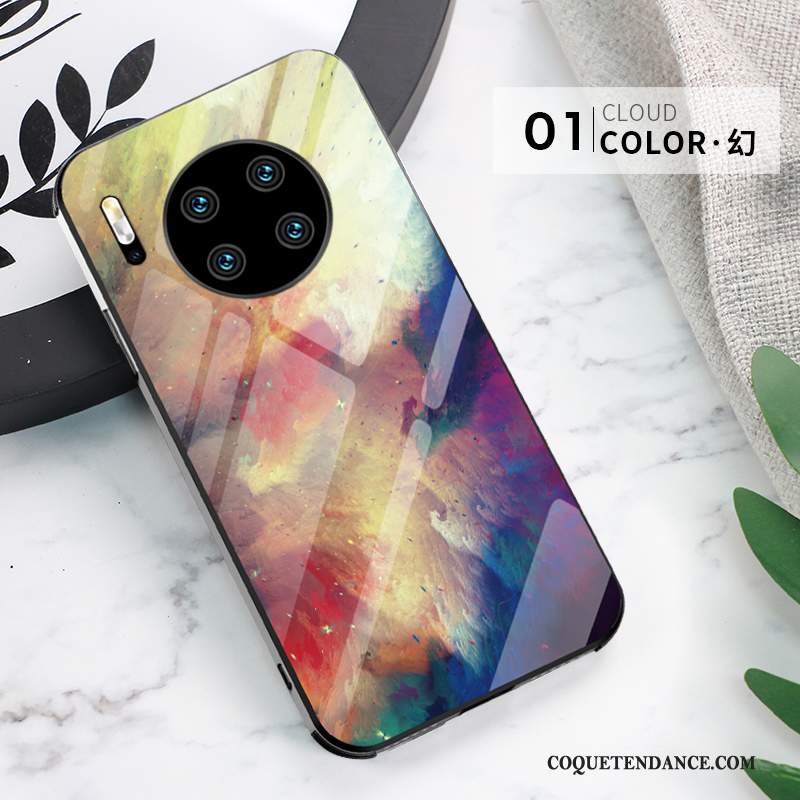 Huawei Mate 30 Coque Incassable Silicone Luxe Très Mince Marque De Tendance