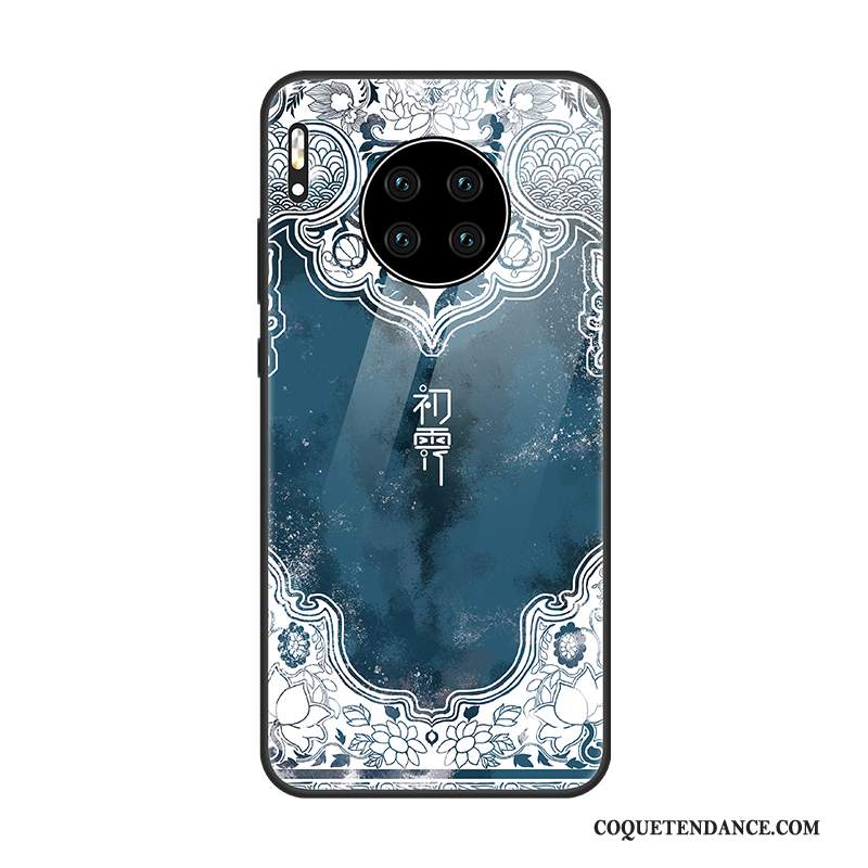 Huawei Mate 30 Coque Original Nouveau Verre De Téléphone Style Chinois