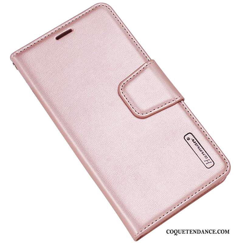 Huawei Mate 30 Coque Étui En Cuir De Téléphone Incassable Housse Rose