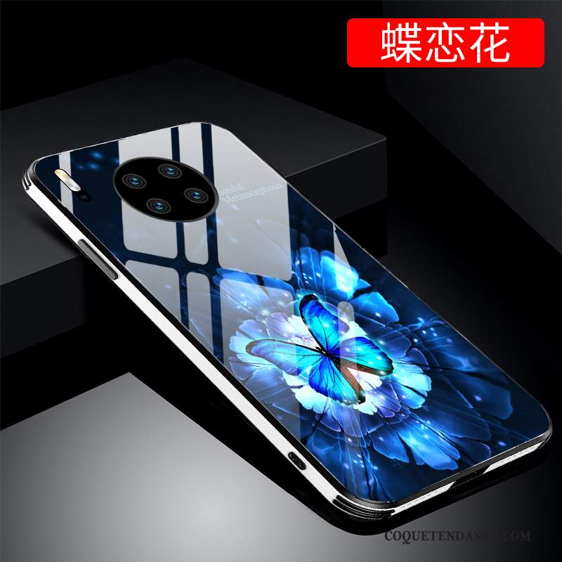 Huawei Mate 30 Pro Coque De Téléphone Verre Incassable Mode Miroir