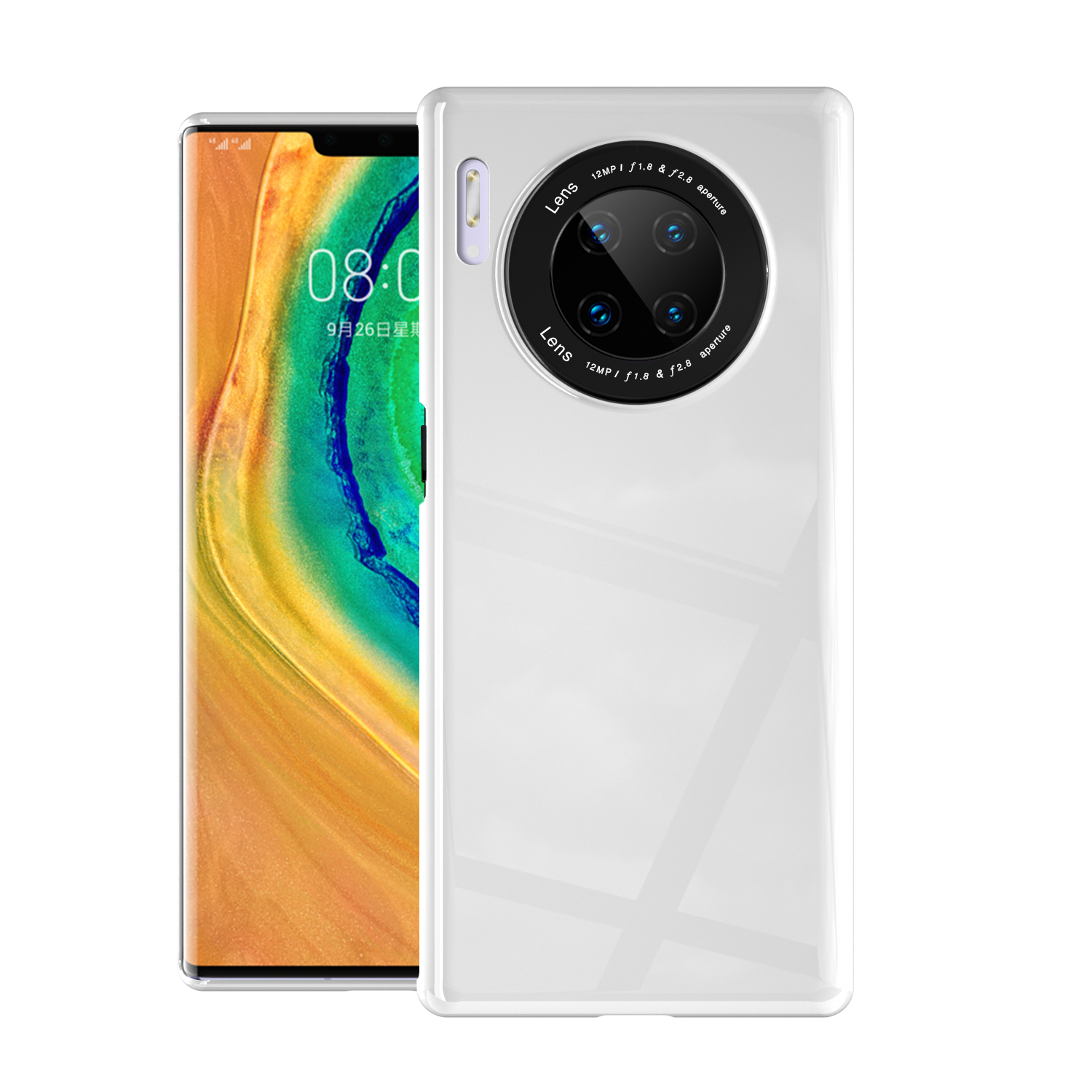 Huawei Mate 30 Pro Coque Protection Blanc Tout Compris Incassable Nouveau