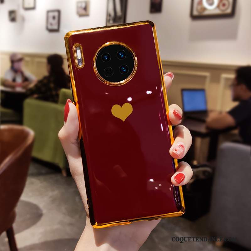 Huawei Mate 30 Pro Coque Rouge De Téléphone Créatif Incassable Net Rouge