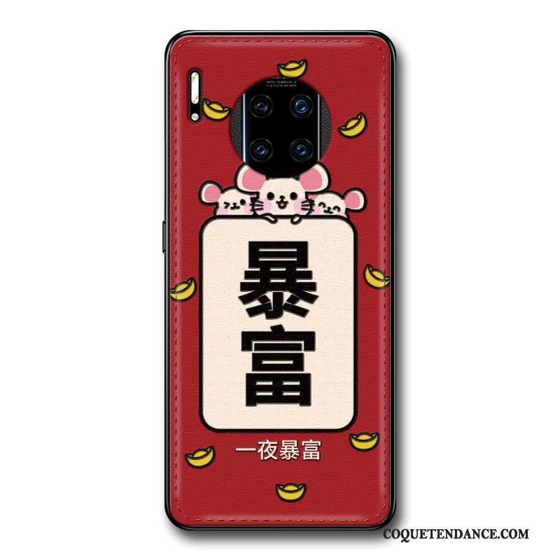 Huawei Mate 30 Rs Coque Étui Modèle Fleurie Créatif Personnalité Protection