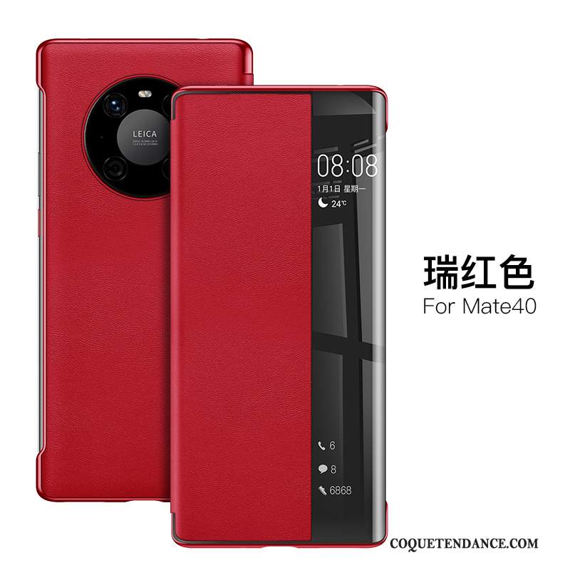 Huawei Mate 40 Coque Protection Très Mince Étui Rouge Personnalité