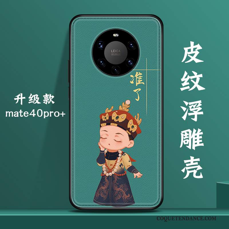 Huawei Mate 40 Pro+ Coque Nouveau Vent Créatif Vert Incassable