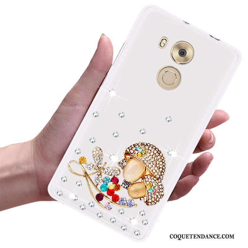 Huawei Mate 8 Coque Strass Créatif Fluide Doux Protection