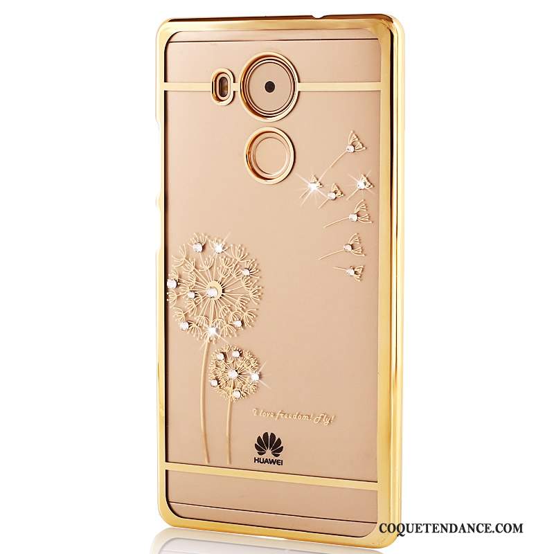 Huawei Mate 8 Coque Transparent Protection Étui De Téléphone Or