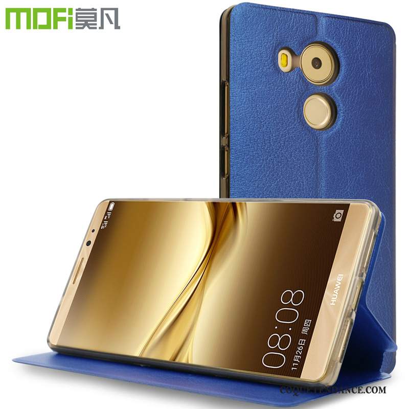 Huawei Mate 8 Coque Étui Housse De Téléphone Métal Bleu Marin