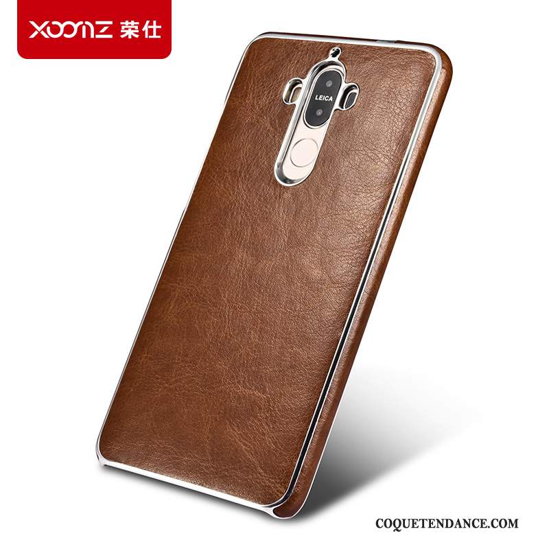 Huawei Mate 9 Coque De Téléphone Étui En Cuir Or Incassable Mode