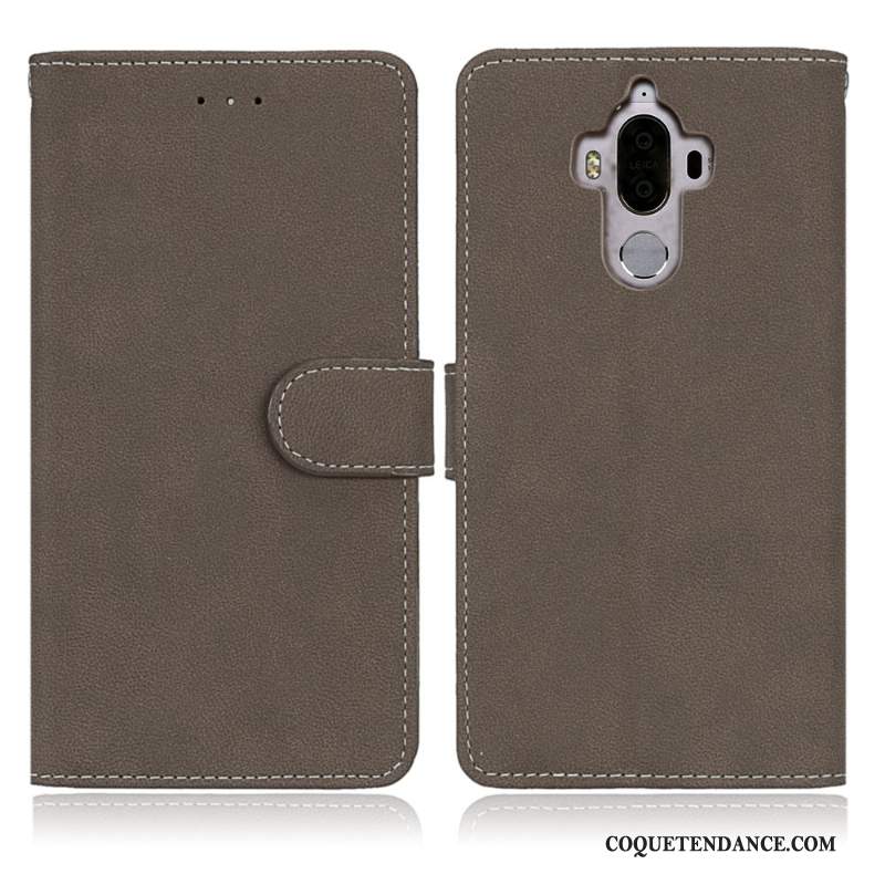 Huawei Mate 9 Coque Gris Étui Incassable Protection De Téléphone