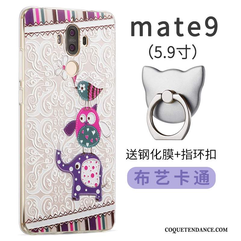 Huawei Mate 9 Coque Personnalité Créatif Étui Violet De Téléphone