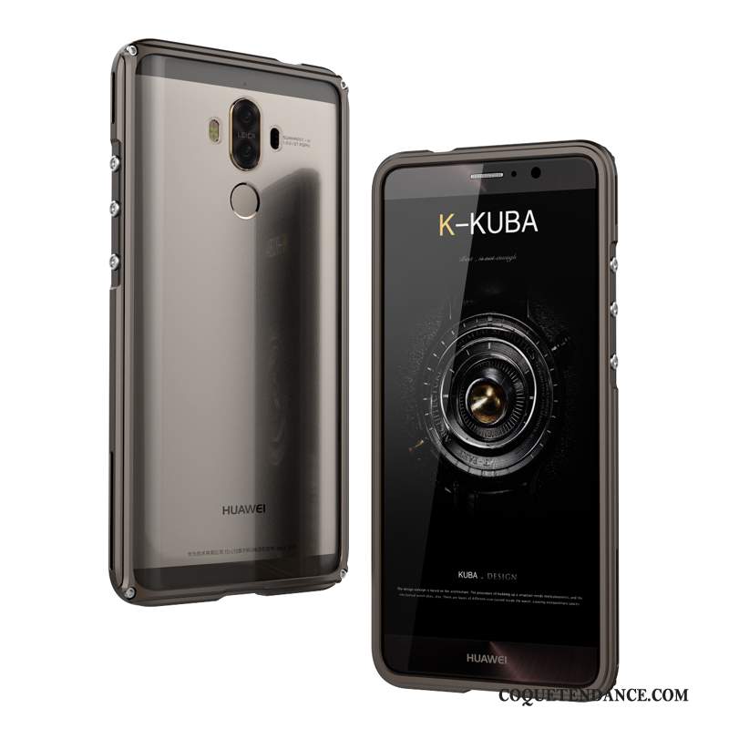 Huawei Mate 9 Coque Protection Argent Coque De Téléphone Border