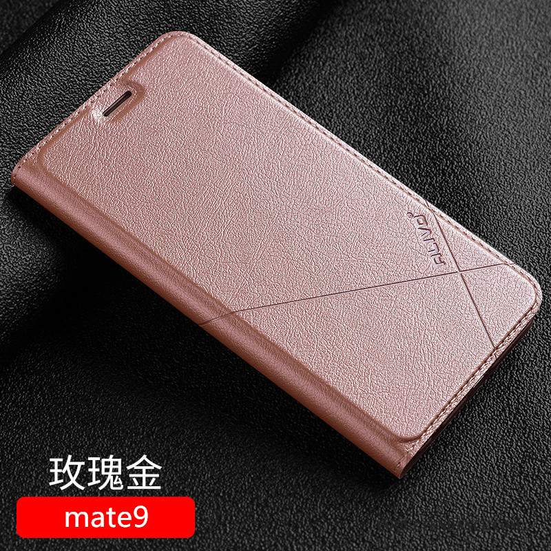 Huawei Mate 9 Coque Protection Étui En Cuir Tout Compris Incassable De Téléphone