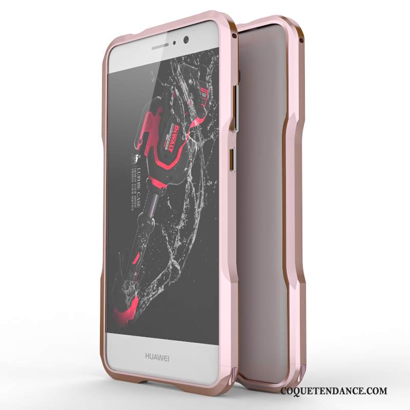 Huawei Mate 9 Coque Rose Protection Border Coque De Téléphone