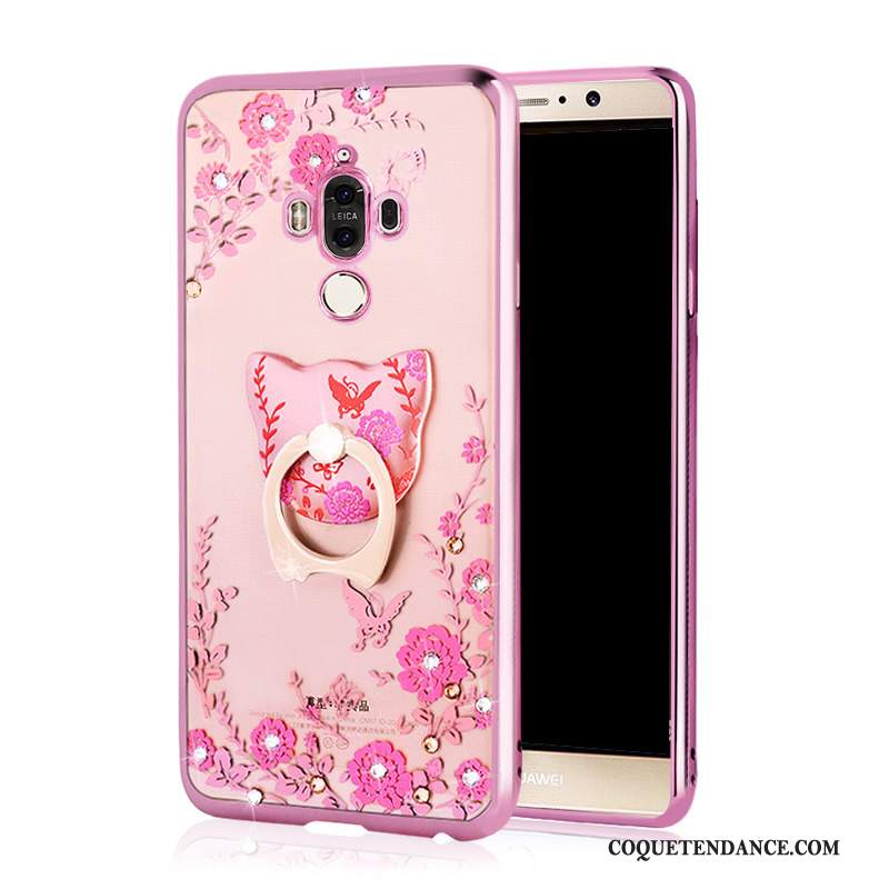 Huawei Mate 9 Coque Silicone Protection Fluide Doux Rose De Téléphone