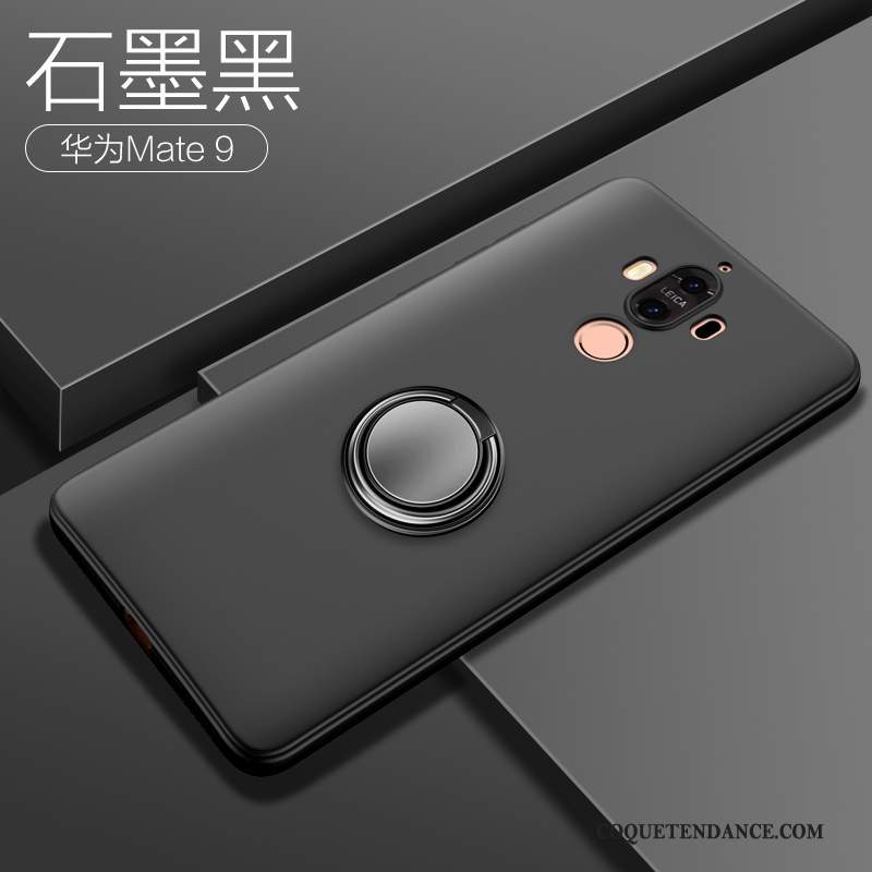 Huawei Mate 9 Coque Très Mince De Téléphone Silicone Noir Étui