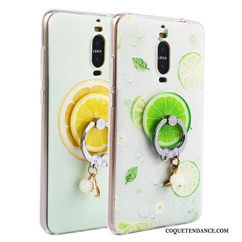 Huawei Mate 9 Coque Vert Tendance Incassable De Téléphone Étui