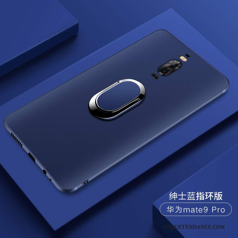 Huawei Mate 9 Coque Étui Protection Bleu Très Mince Fluide Doux