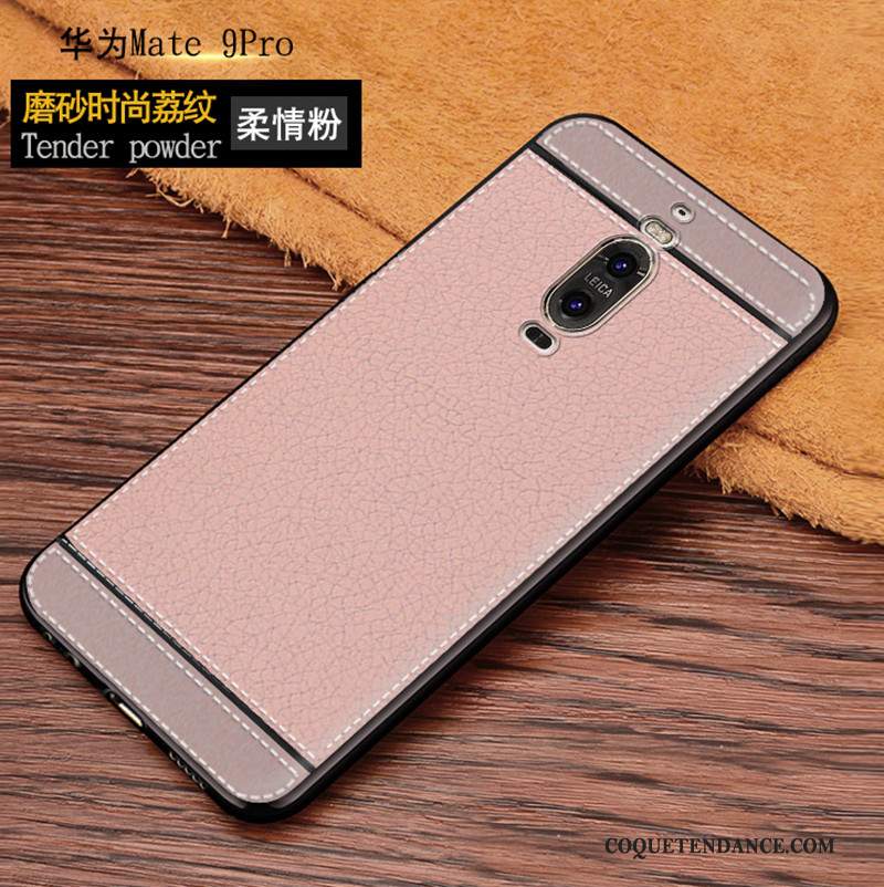 Huawei Mate 9 Pro Coque Rose Étui De Téléphone Silicone