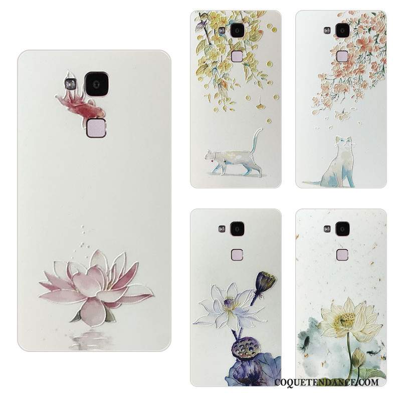 Huawei Mate S Coque Multicolore Silicone Jeunesse Style Chinois Transparent