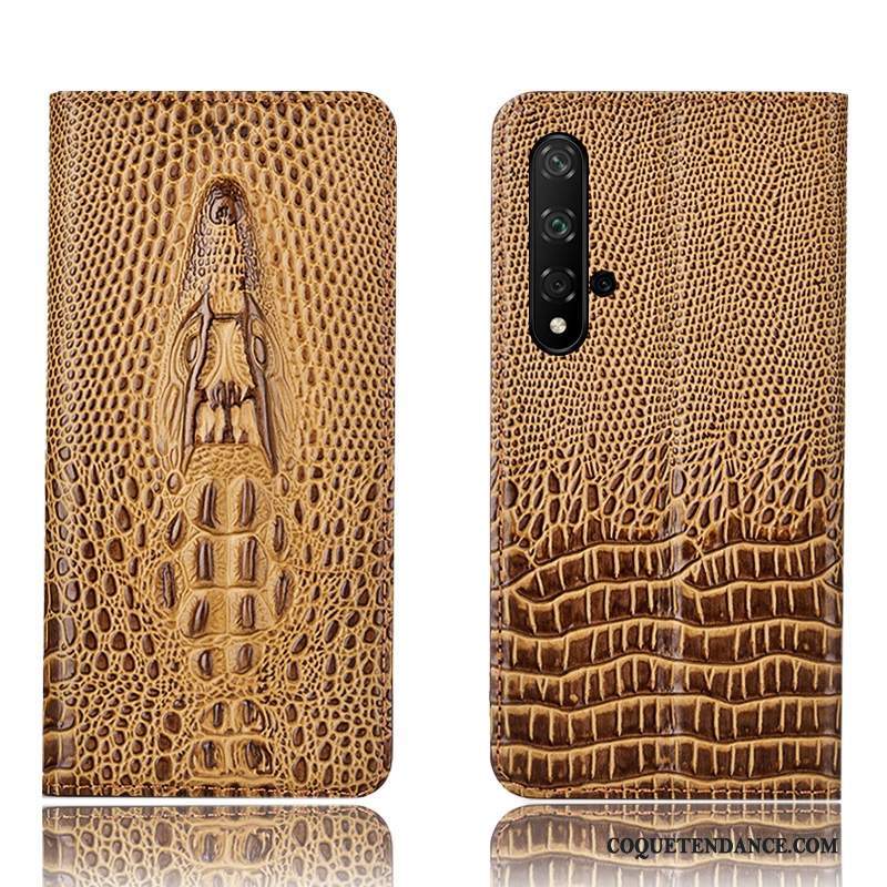 Huawei Nova 5t Coque De Téléphone Étui Housse Crocodile Protection