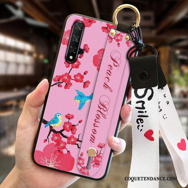 Huawei Nova 5t Coque Mode Rose De Téléphone Incassable Nouveau