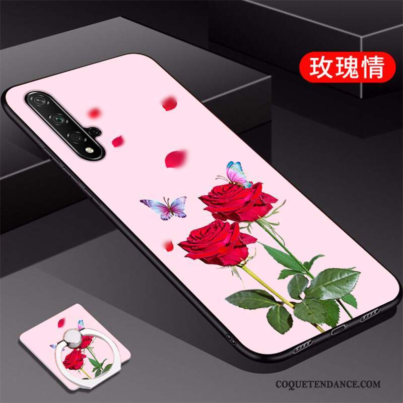 Huawei Nova 5t Coque Nouveau Incassable Marque De Tendance Personnalité Rouge