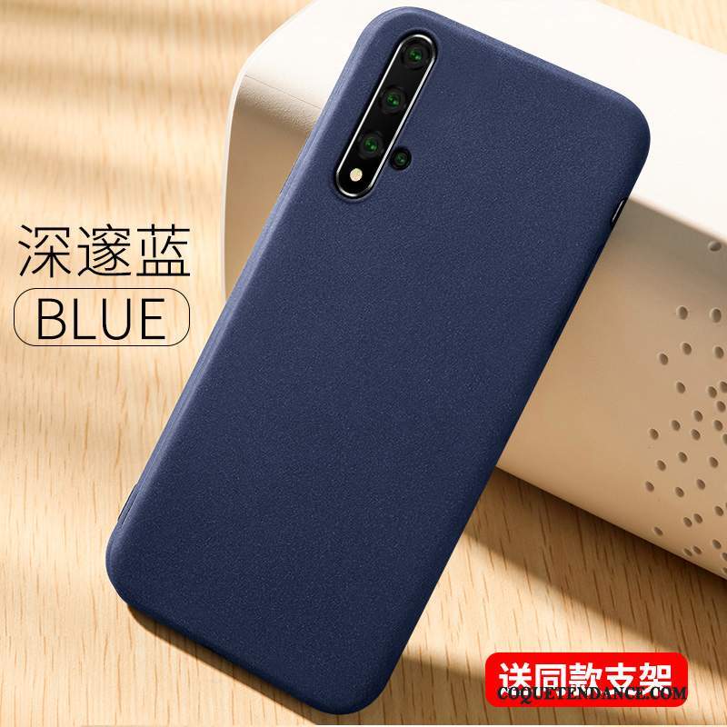 Huawei Nova 5t Coque Protection Délavé En Daim Tout Compris Personnalité