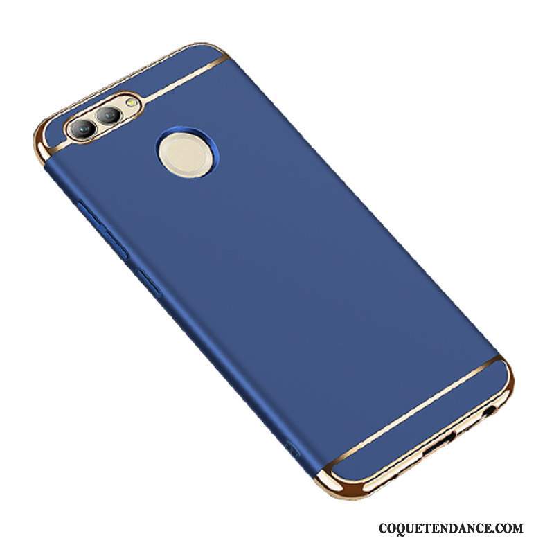 Huawei Nova Coque Bleu Marin Étui De Téléphone Incassable Pu