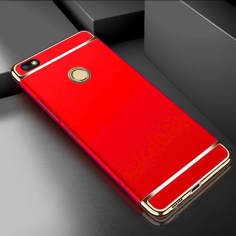 Huawei Nova Coque De Téléphone Tout Compris Rouge Délavé En Daim Incassable