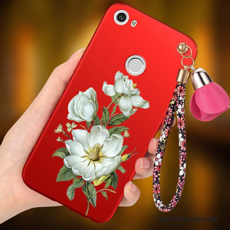 Huawei Nova Coque Étui Silicone Tendance Rouge