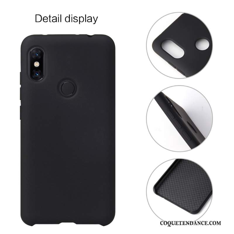 Huawei P Smart 2019 Coque Couleur Unie Noir Sentir Nouveau De Téléphone