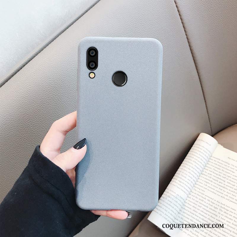 Huawei P Smart 2019 Coque Délavé En Daim Jeunesse Tendance Simple