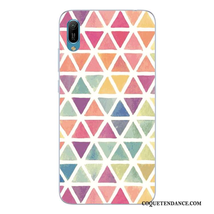 Huawei P Smart+ 2019 Coque Multicolore Silicone Incassable De Téléphone