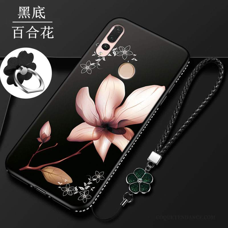 Huawei P Smart+ 2019 Coque Silicone Fluide Doux De Téléphone Tout Compris Étui