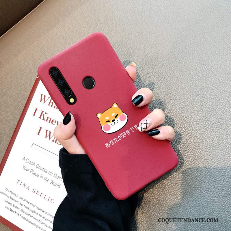 Huawei P Smart+ 2019 Coque Étui Protection Silicone Tout Compris Rouge