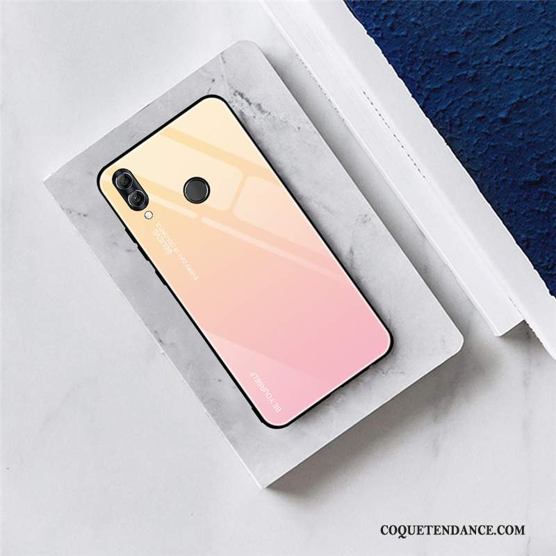 Huawei P Smart 2019 Coque Étui Rose Dégradé De Couleur Couvercle Arrière Créatif