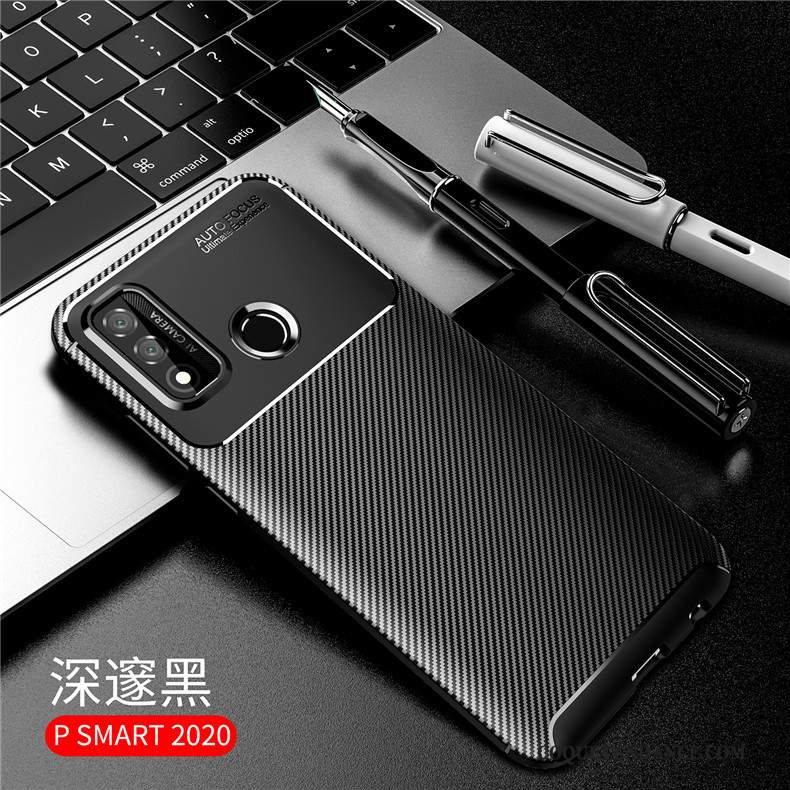 Huawei P Smart 2020 Coque Étui De Téléphone Noir Silicone Accessoires
