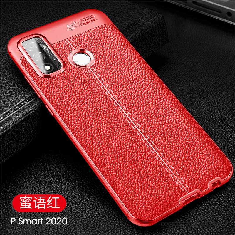 Huawei P Smart 2020 Coque Étui Rouge Tout Compris De Téléphone Incassable