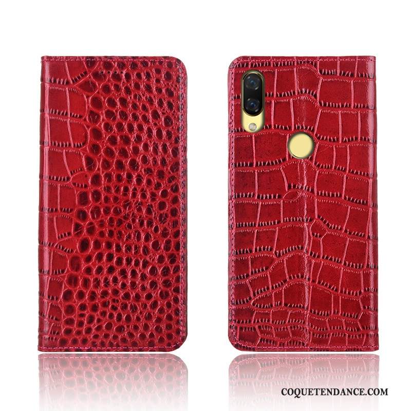 Huawei P Smart+ Coque De Téléphone Housse Protection Crocodile Étui