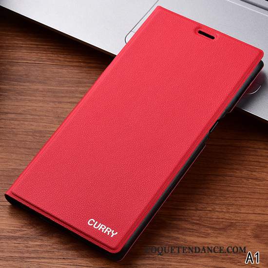 Huawei P Smart+ Coque Difficile De Téléphone Protection Incassable Rouge