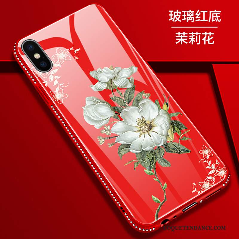 Huawei P Smart+ Coque Fleur Tout Compris Protection Jeunesse Miroir