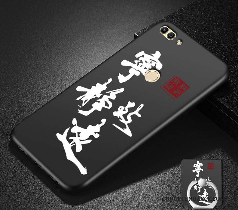 Huawei P Smart Coque Noir Tout Compris Incassable Fluide Doux Protection