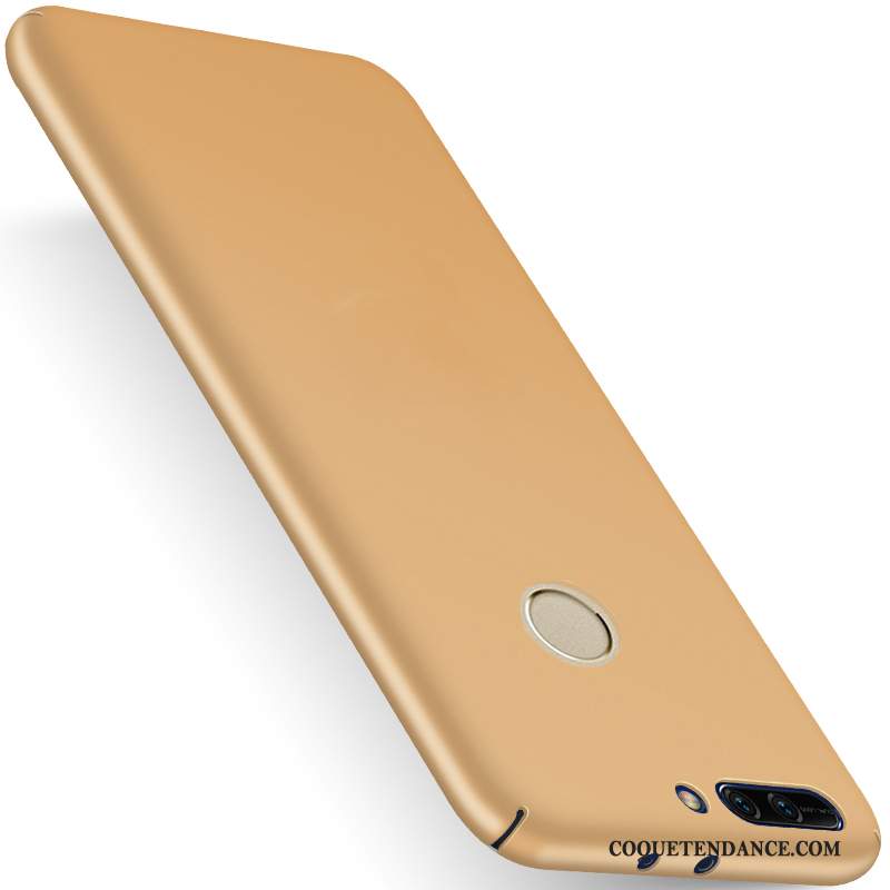 Huawei P Smart Coque Rouge De Téléphone Nouveau Or Délavé En Daim